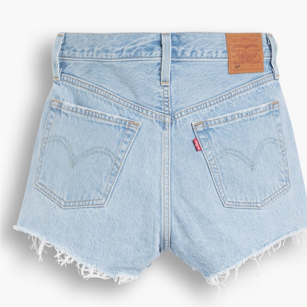 Levi's 501 Women's Light Blue Denim Shorts